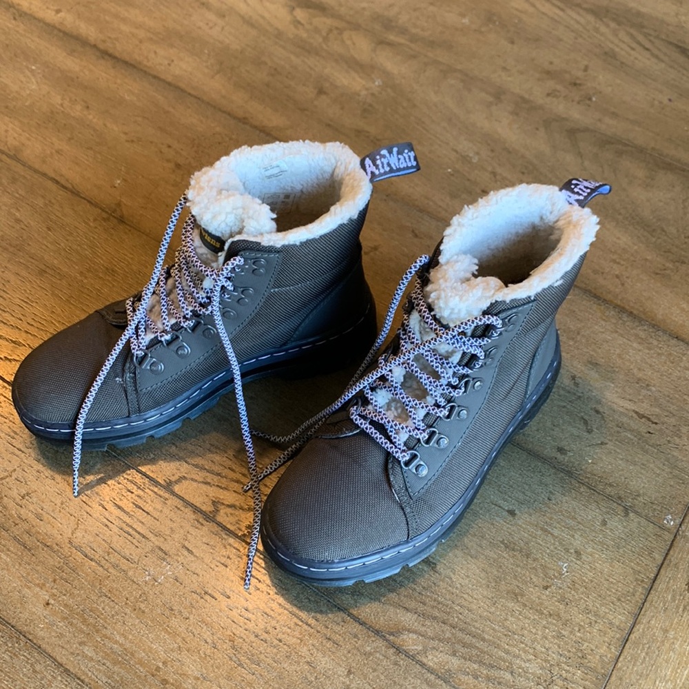 Faux Shearling Lined Poly Dr. Martens Boots